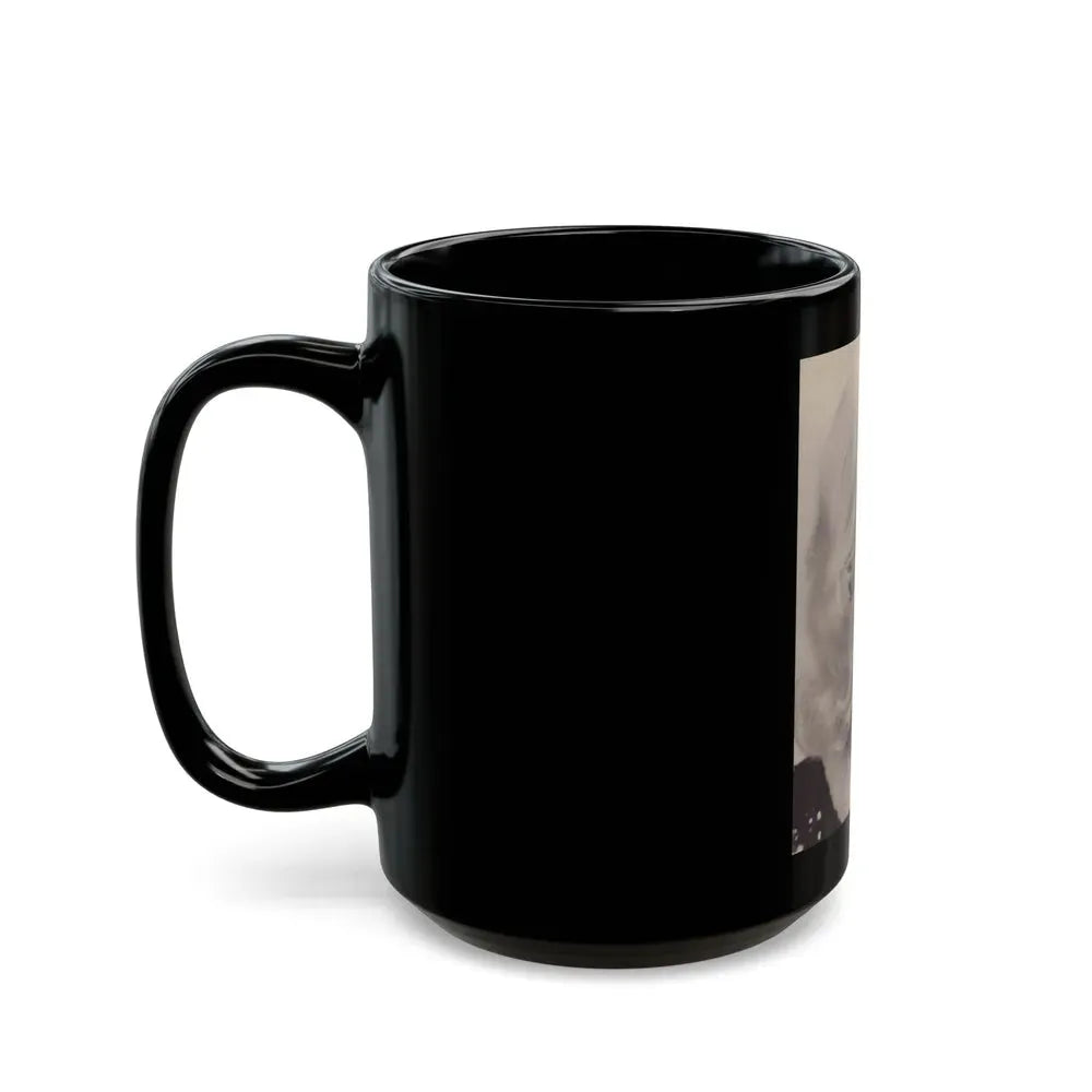 Janette Scott #48 (Vintage Female Icon) Black Coffee Mug - Go Mug Yourself