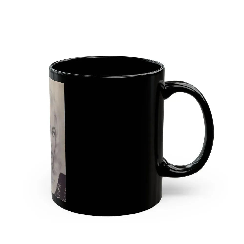 Janette Scott #48 (Vintage Female Icon) Black Coffee Mug - Go Mug Yourself