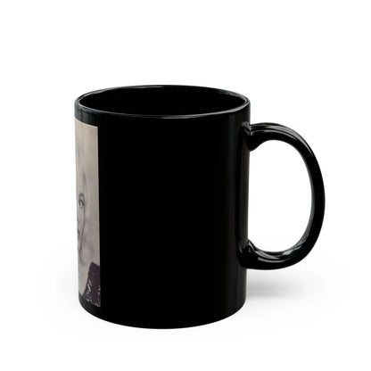 Janette Scott #48 (Vintage Female Icon) Black Coffee Mug - Go Mug Yourself