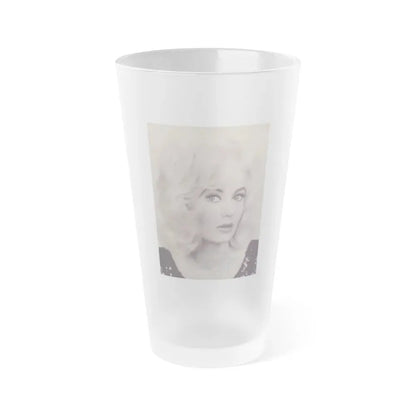 Janette Scott #48 (Vintage Female Icon) Frosted Pint Glass 16oz 16oz Frosted - Go Mug Yourself