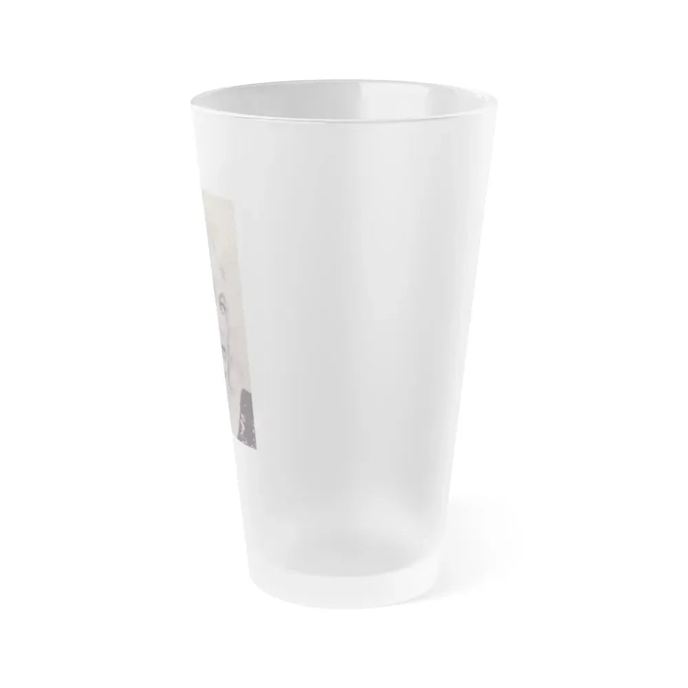 Janette Scott #48 (Vintage Female Icon) Frosted Pint Glass 16oz - Go Mug Yourself