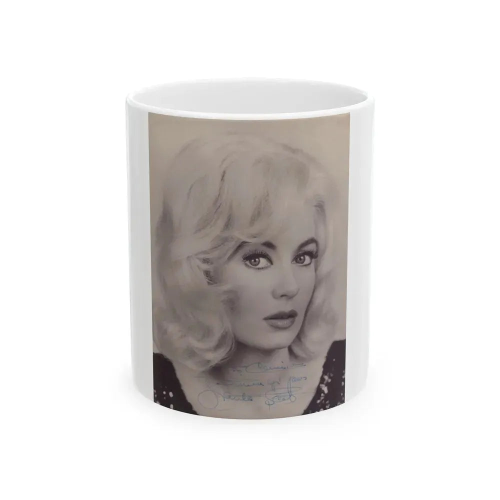 Janette Scott #48 (Vintage Female Icon) White Coffee Mug 11oz - Go Mug Yourself