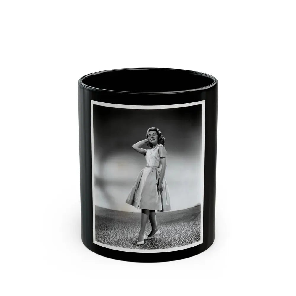 Janette Scott #49 (Vintage Female Icon) Black Coffee Mug 11oz - Go Mug Yourself