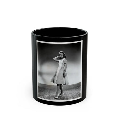 Janette Scott #49 (Vintage Female Icon) Black Coffee Mug 11oz - Go Mug Yourself