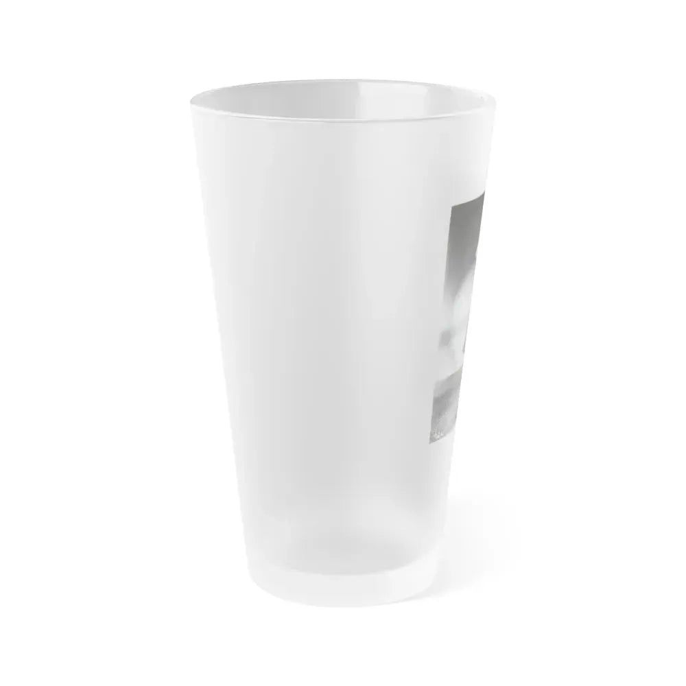 Janette Scott #49 (Vintage Female Icon) Frosted Pint Glass 16oz - Go Mug Yourself