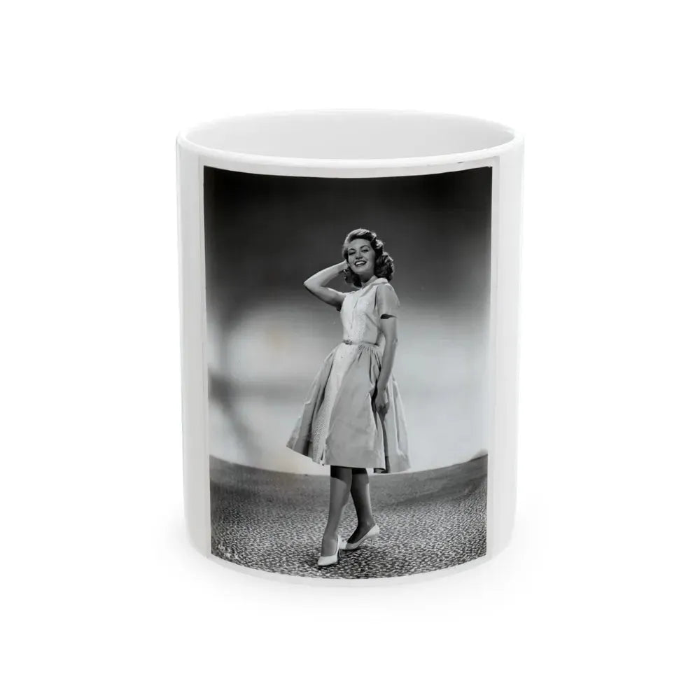 Janette Scott #49 (Vintage Female Icon) White Coffee Mug 11oz - Go Mug Yourself