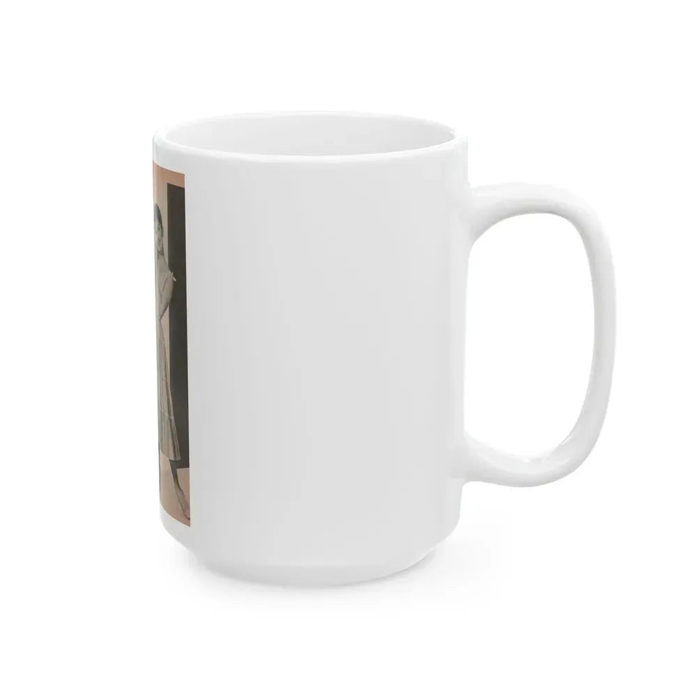 Janette Scott #52 - Life Story+Glamour Photos #38 Fans Star Library - Intro to Janette (Vintage Female Icon) White Coffee Mug - Go Mug Yourself