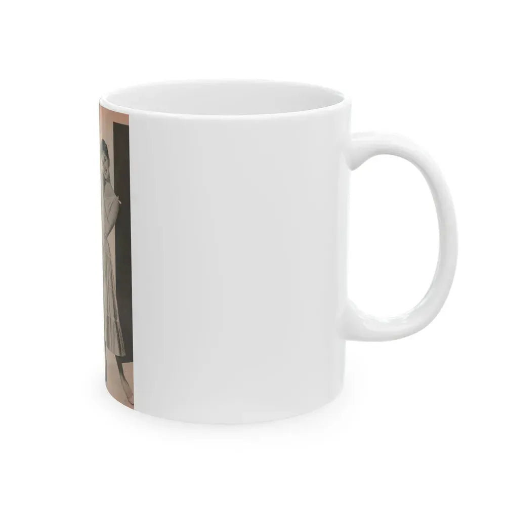 Janette Scott #52 - Life Story+Glamour Photos #38 Fans Star Library - Intro to Janette (Vintage Female Icon) White Coffee Mug - Go Mug Yourself