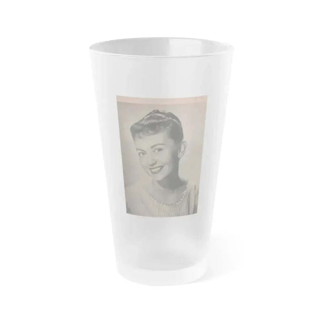 Janette Scott #53 - Life Story+Glamour Photos #38 Fans Star Library - Glamour Photo #1 (Vintage Female Icon) Frosted Pint Glass 16oz 16oz Frosted - Go Mug Yourself