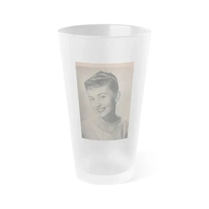 Janette Scott #53 - Life Story+Glamour Photos #38 Fans Star Library - Glamour Photo #1 (Vintage Female Icon) Frosted Pint Glass 16oz 16oz Frosted - Go Mug Yourself