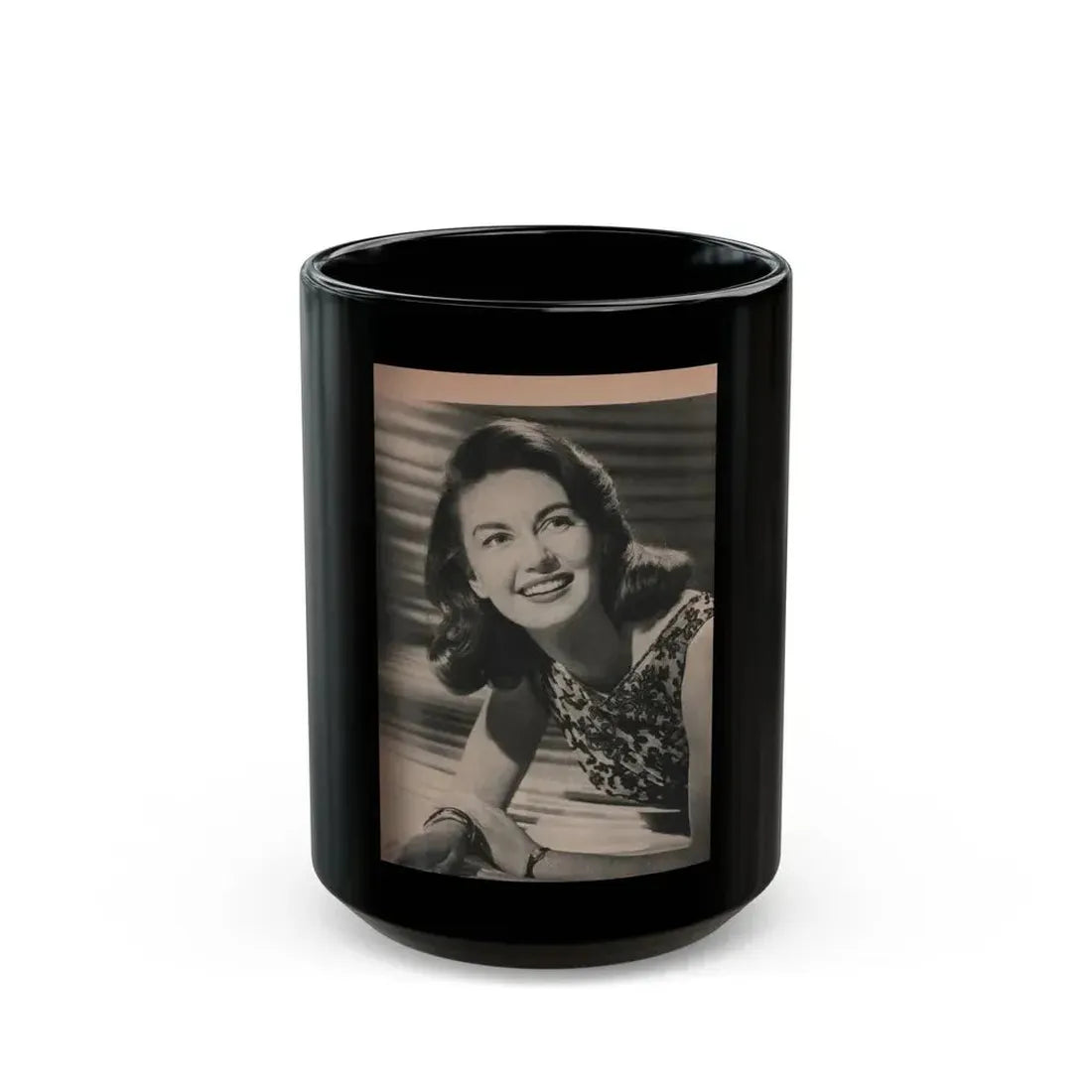 Janette Scott #54 - Life Story+Glamour Photos #38 Fans Star Library - Glamour Photo #2 (Vintage Female Icon) Black Coffee Mug 15oz - Go Mug Yourself
