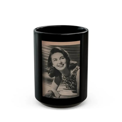Janette Scott #54 - Life Story+Glamour Photos #38 Fans Star Library - Glamour Photo #2 (Vintage Female Icon) Black Coffee Mug 15oz - Go Mug Yourself