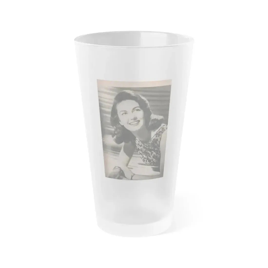 Janette Scott #54 - Life Story+Glamour Photos #38 Fans Star Library - Glamour Photo #2 (Vintage Female Icon) Frosted Pint Glass 16oz 16oz Frosted - Go Mug Yourself