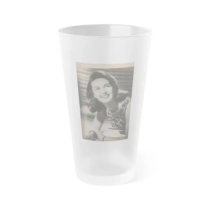 Janette Scott #54 - Life Story+Glamour Photos #38 Fans Star Library - Glamour Photo #2 (Vintage Female Icon) Frosted Pint Glass 16oz 16oz Frosted - Go Mug Yourself