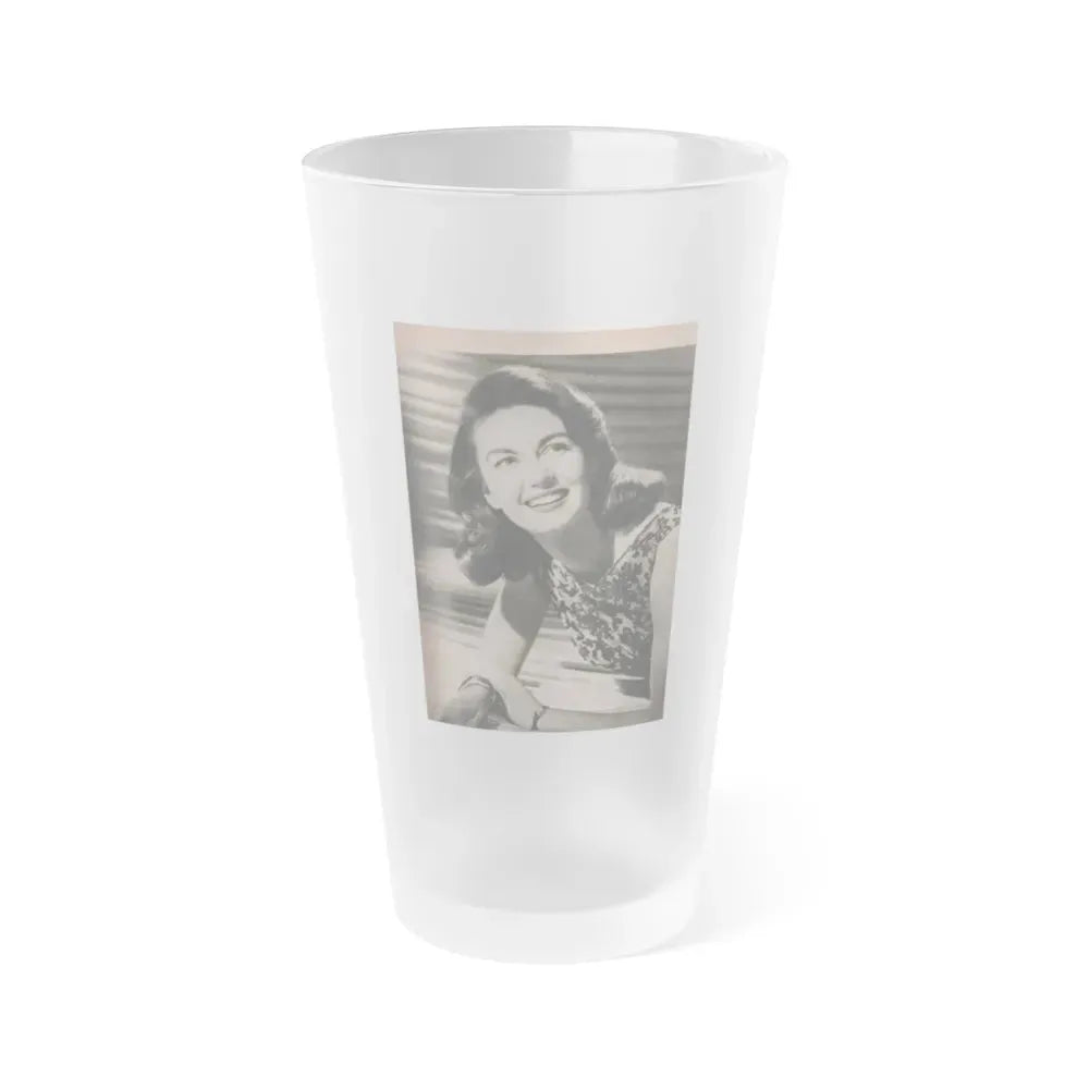 Janette Scott #54 - Life Story+Glamour Photos #38 Fans Star Library - Glamour Photo #2 (Vintage Female Icon) Frosted Pint Glass 16oz 16oz Frosted - Go Mug Yourself