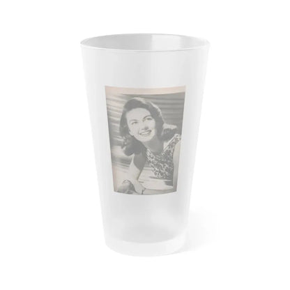 Janette Scott #54 - Life Story+Glamour Photos #38 Fans Star Library - Glamour Photo #2 (Vintage Female Icon) Frosted Pint Glass 16oz 16oz Frosted - Go Mug Yourself