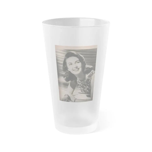 Janette Scott #54 - Life Story+Glamour Photos #38 Fans Star Library - Glamour Photo #2 (Vintage Female Icon) Frosted Pint Glass 16oz 16oz Frosted - Go Mug Yourself