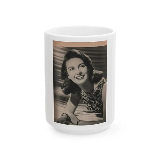 Janette Scott #54 - Life Story+Glamour Photos #38 Fans Star Library - Glamour Photo #2 (Vintage Female Icon) White Coffee Mug 15oz - Go Mug Yourself