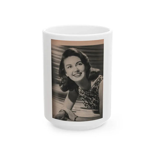 Janette Scott #54 - Life Story+Glamour Photos #38 Fans Star Library - Glamour Photo #2 (Vintage Female Icon) White Coffee Mug 15oz - Go Mug Yourself