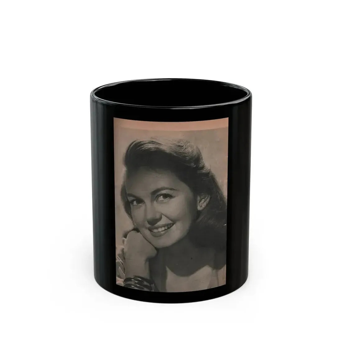 Janette Scott #55 - Life Story+Glamour Photos #38 Fans Star Library - Glamour Photo #2 (Vintage Female Icon) Black Coffee Mug 11oz - Go Mug Yourself