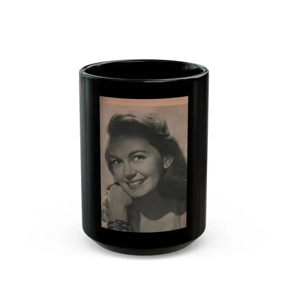 Janette Scott #55 - Life Story+Glamour Photos #38 Fans Star Library - Glamour Photo #2 (Vintage Female Icon) Black Coffee Mug 15oz - Go Mug Yourself