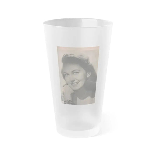 Janette Scott #55 - Life Story+Glamour Photos #38 Fans Star Library - Glamour Photo #2 (Vintage Female Icon) Frosted Pint Glass 16oz 16oz Frosted - Go Mug Yourself