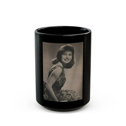 Janette Scott #56 - Life Story+Glamour Photos #38 Fans Star Library - Glamour Photo #4 (Vintage Female Icon) Black Coffee Mug 15oz - Go Mug Yourself