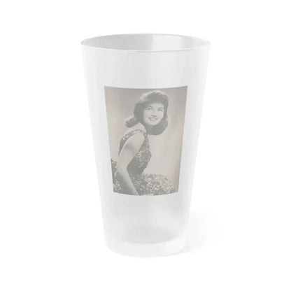 Janette Scott #56 - Life Story+Glamour Photos #38 Fans Star Library - Glamour Photo #4 (Vintage Female Icon) Frosted Pint Glass 16oz 16oz Frosted - Go Mug Yourself