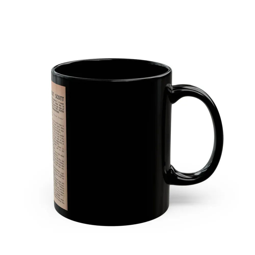 Janette Scott #57 - Life Story+Glamour Photos #38 Fans Star Library - Glamour Photo #5 (Vintage Female Icon) Black Coffee Mug - Go Mug Yourself