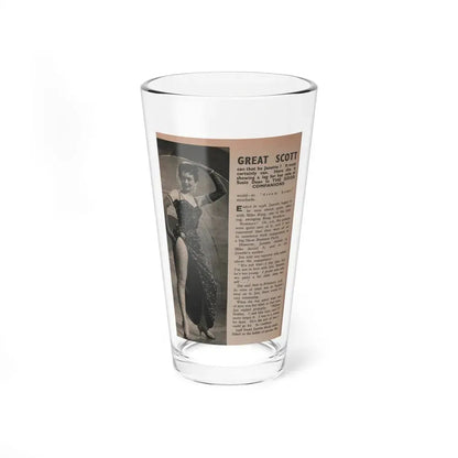Janette Scott #57 - Life Story+Glamour Photos #38 Fans Star Library - Glamour Photo #5 (Vintage Female Icon) Pint Glass 16oz 16oz - Go Mug Yourself