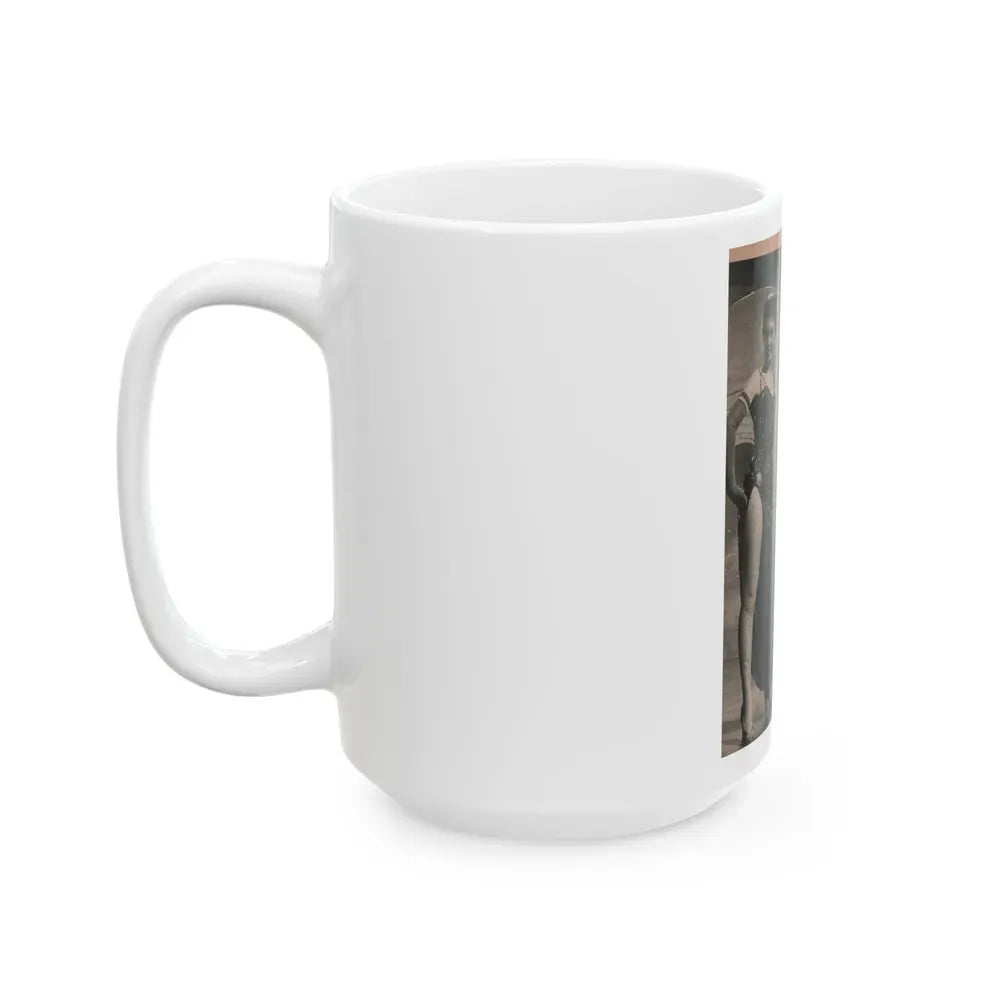 Janette Scott #57 - Life Story+Glamour Photos #38 Fans Star Library - Glamour Photo #5 (Vintage Female Icon) White Coffee Mug - Go Mug Yourself
