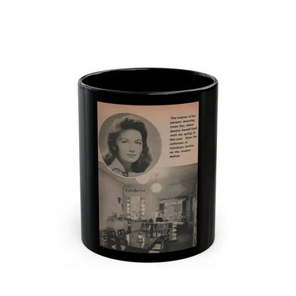 Janette Scott #58 - Life Story+Glamour Photos #38 Fans Star Library - Glamour Photo #6 (Vintage Female Icon) Black Coffee Mug 11oz - Go Mug Yourself