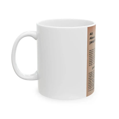 Janette Scott #59 - Life Story+Glamour Photos #38 Fans Star Library - Smaller Face Shot & All About Janette (Vintage Female Icon) White Coffee Mug - Go Mug Yourself