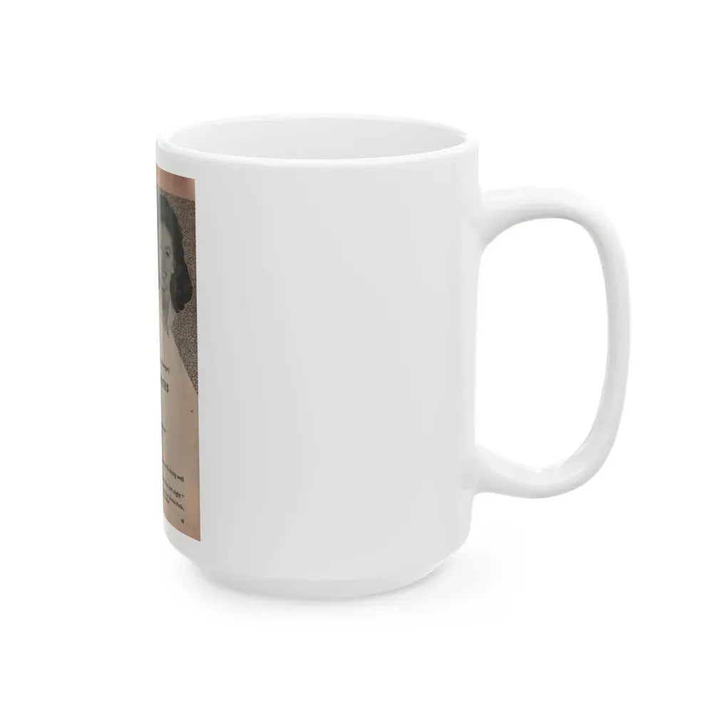 Janette Scott #59 - Life Story+Glamour Photos #38 Fans Star Library - Smaller Face Shot & All About Janette (Vintage Female Icon) White Coffee Mug - Go Mug Yourself