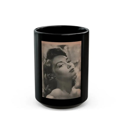 Janette Scott #60 - Life Story+Glamour Photos #38 Fans Star Library - Glamour Photo #7 (Vintage Female Icon) Black Coffee Mug 15oz - Go Mug Yourself