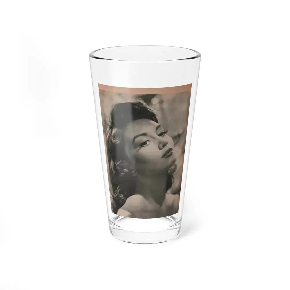 Janette Scott #60 - Life Story+Glamour Photos #38 Fans Star Library - Glamour Photo #7 (Vintage Female Icon) Pint Glass 16oz 16oz - Go Mug Yourself