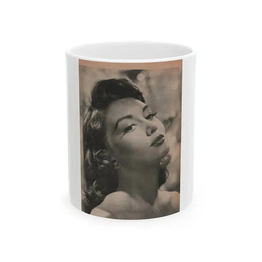 Janette Scott #60 - Life Story+Glamour Photos #38 Fans Star Library - Glamour Photo #7 (Vintage Female Icon) White Coffee Mug 11oz - Go Mug Yourself