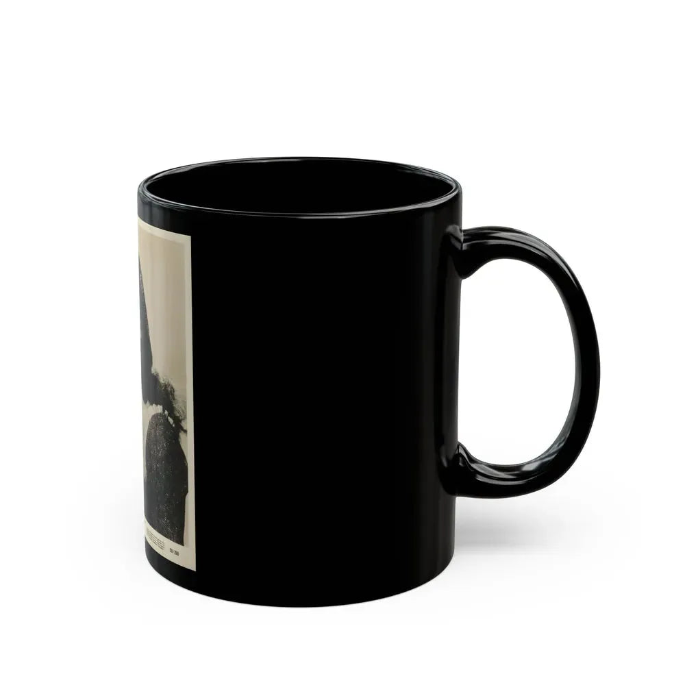 Janette Scott #65 (Vintage Female Icon) Black Coffee Mug - Go Mug Yourself