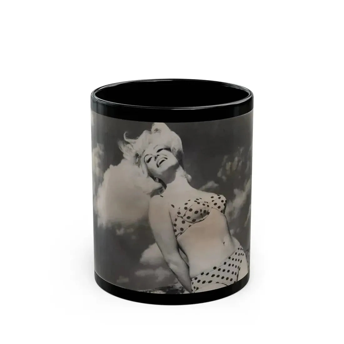 Janette Scott #66 (Vintage Female Icon) Black Coffee Mug 11oz - Go Mug Yourself