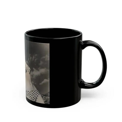 Janette Scott #66 (Vintage Female Icon) Black Coffee Mug - Go Mug Yourself