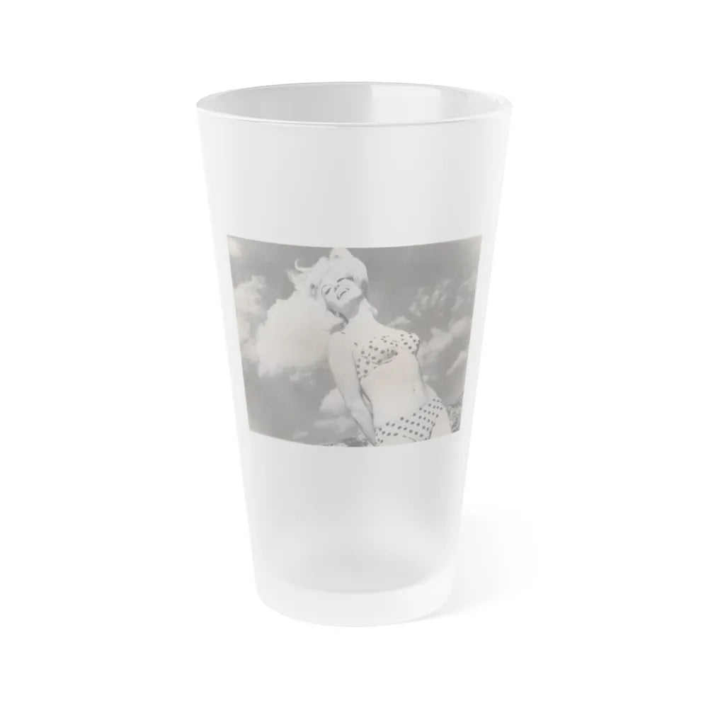 Janette Scott #66 (Vintage Female Icon) Frosted Pint Glass 16oz-16oz-Frosted-Go Mug Yourself