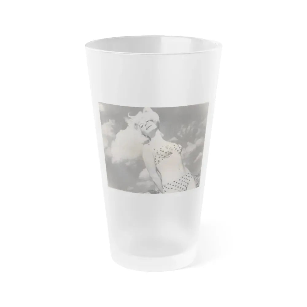 Janette Scott #66 (Vintage Female Icon) Frosted Pint Glass 16oz 16oz Frosted - Go Mug Yourself