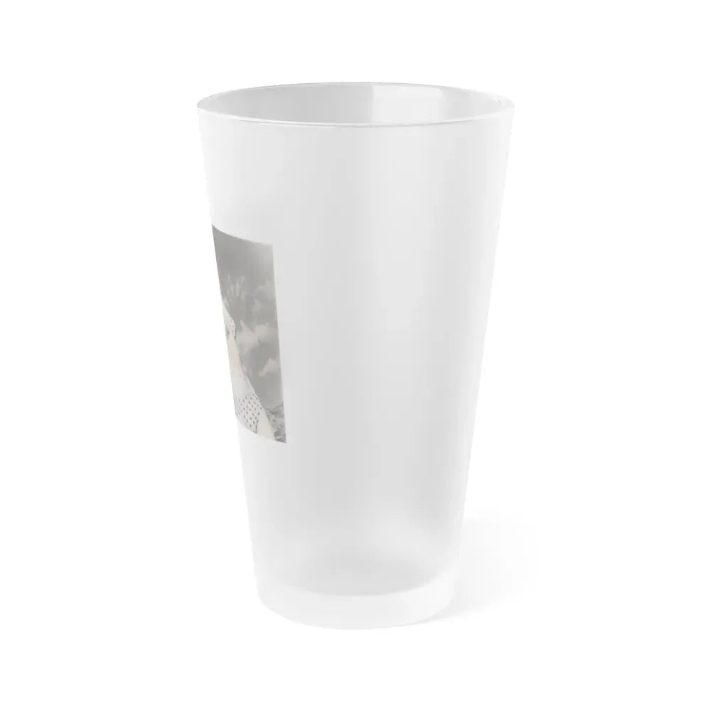 Janette Scott #66 (Vintage Female Icon) Frosted Pint Glass 16oz - Go Mug Yourself