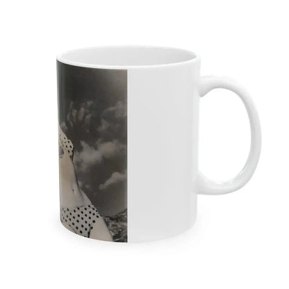 Janette Scott #66 (Vintage Female Icon) White Coffee Mug - Go Mug Yourself