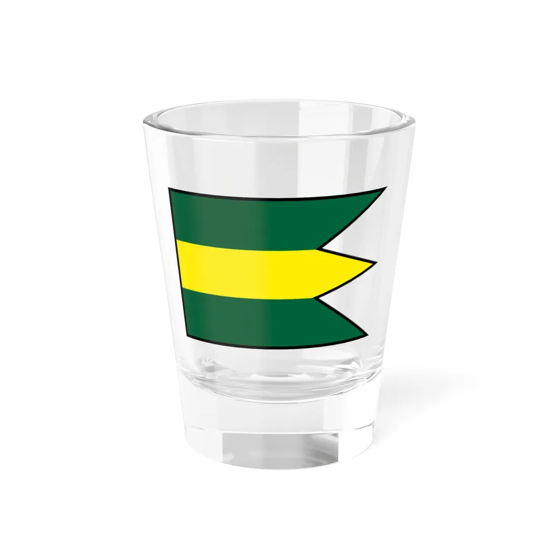 Janovce Bardejov Flag (Slovakia) Shot Glass 1.5oz 1.5oz - Go Mug Yourself