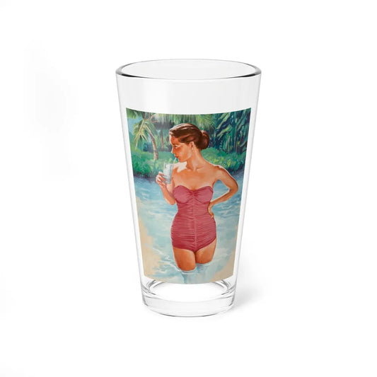 Janson Swimsuit advertisement, circa 1958 - Pint Glass 16oz-16oz-Go Mug Yourself