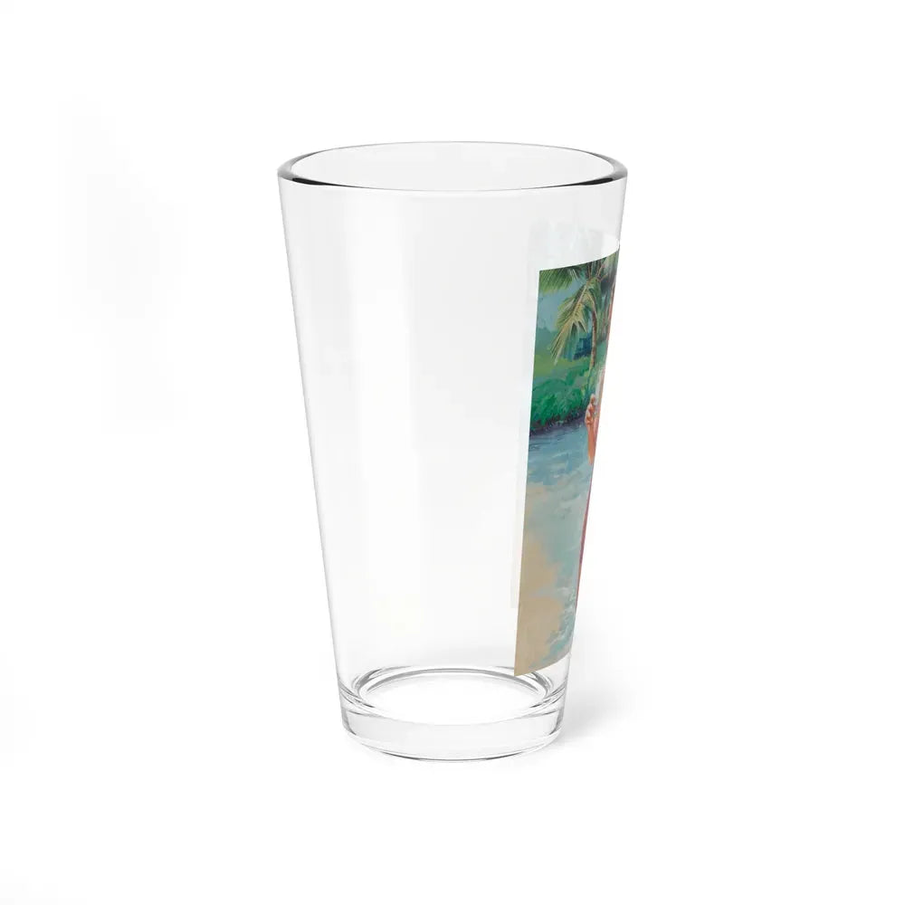 Janson Swimsuit advertisement, circa 1958 - Pint Glass 16oz - Go Mug Yourself
