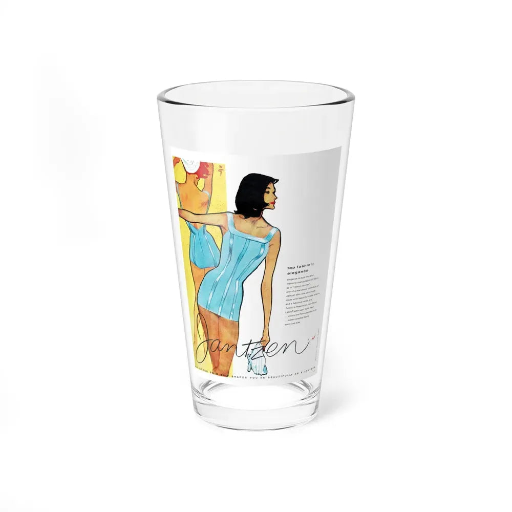 Jantzen ad, Seventeen magazine, May 1958 - Pint Glass 16oz 16oz - Go Mug Yourself