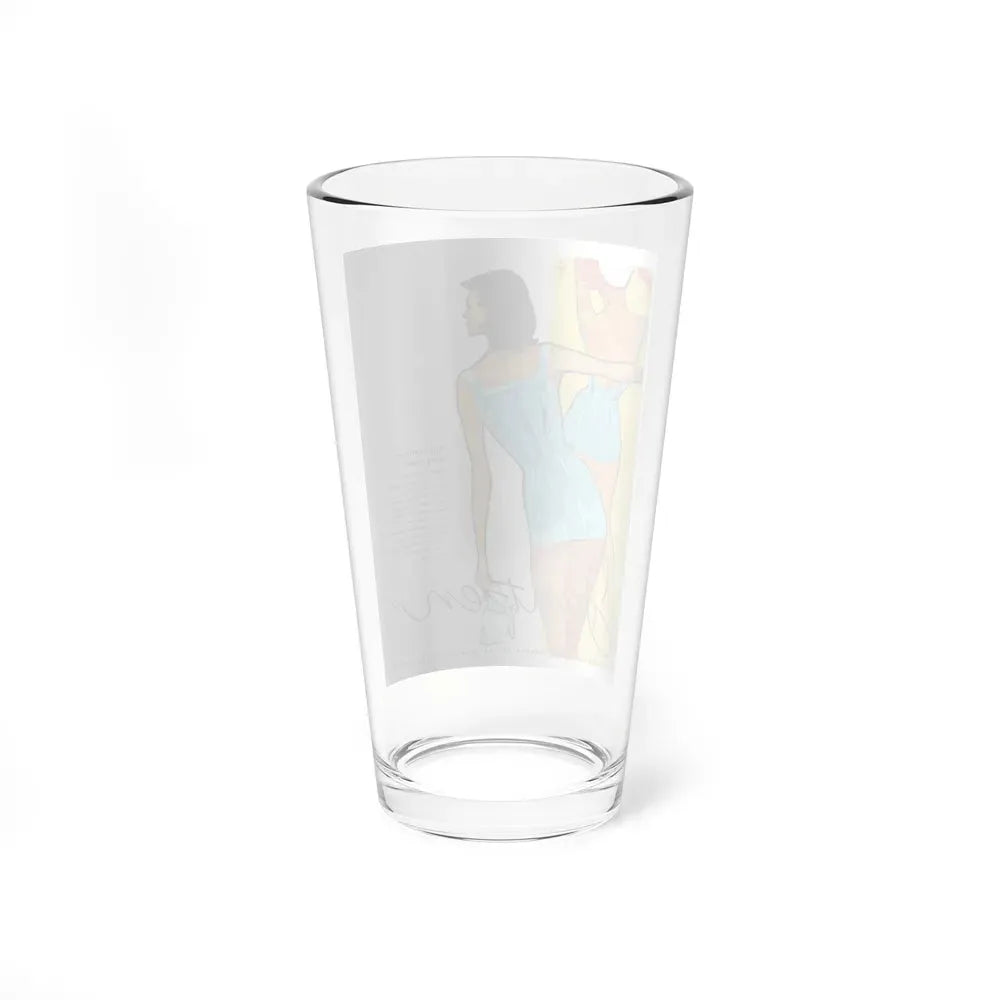 Jantzen ad, Seventeen magazine, May 1958 - Pint Glass 16oz - Go Mug Yourself