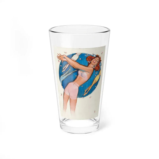 Jantzen Undergarments advertisement, 1950s - Pint Glass 16oz 16oz - Go Mug Yourself